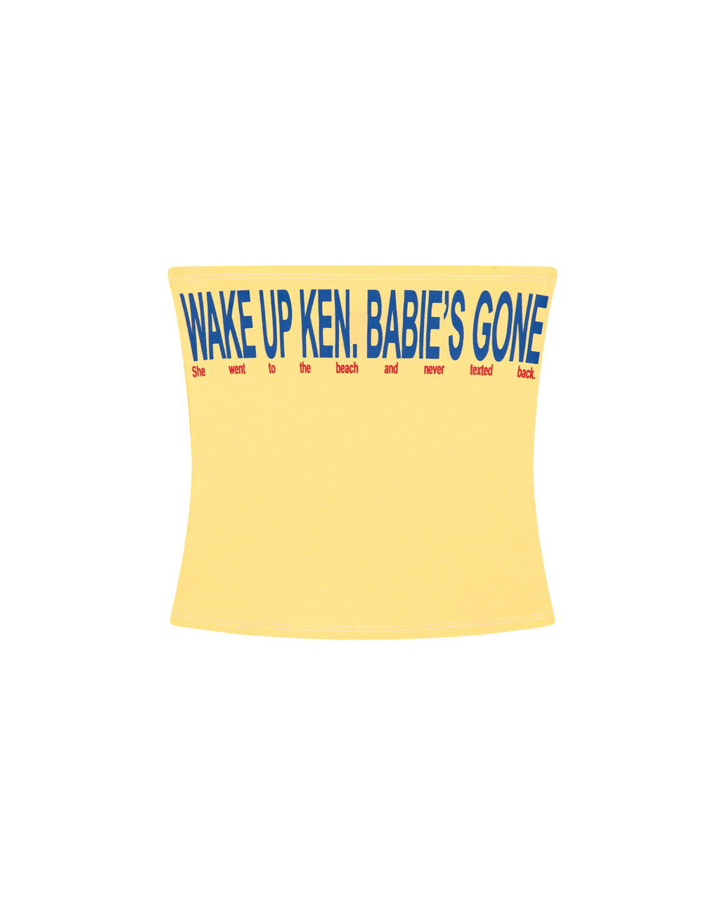 TUBE TOP KEN WAKE UP YELLOW