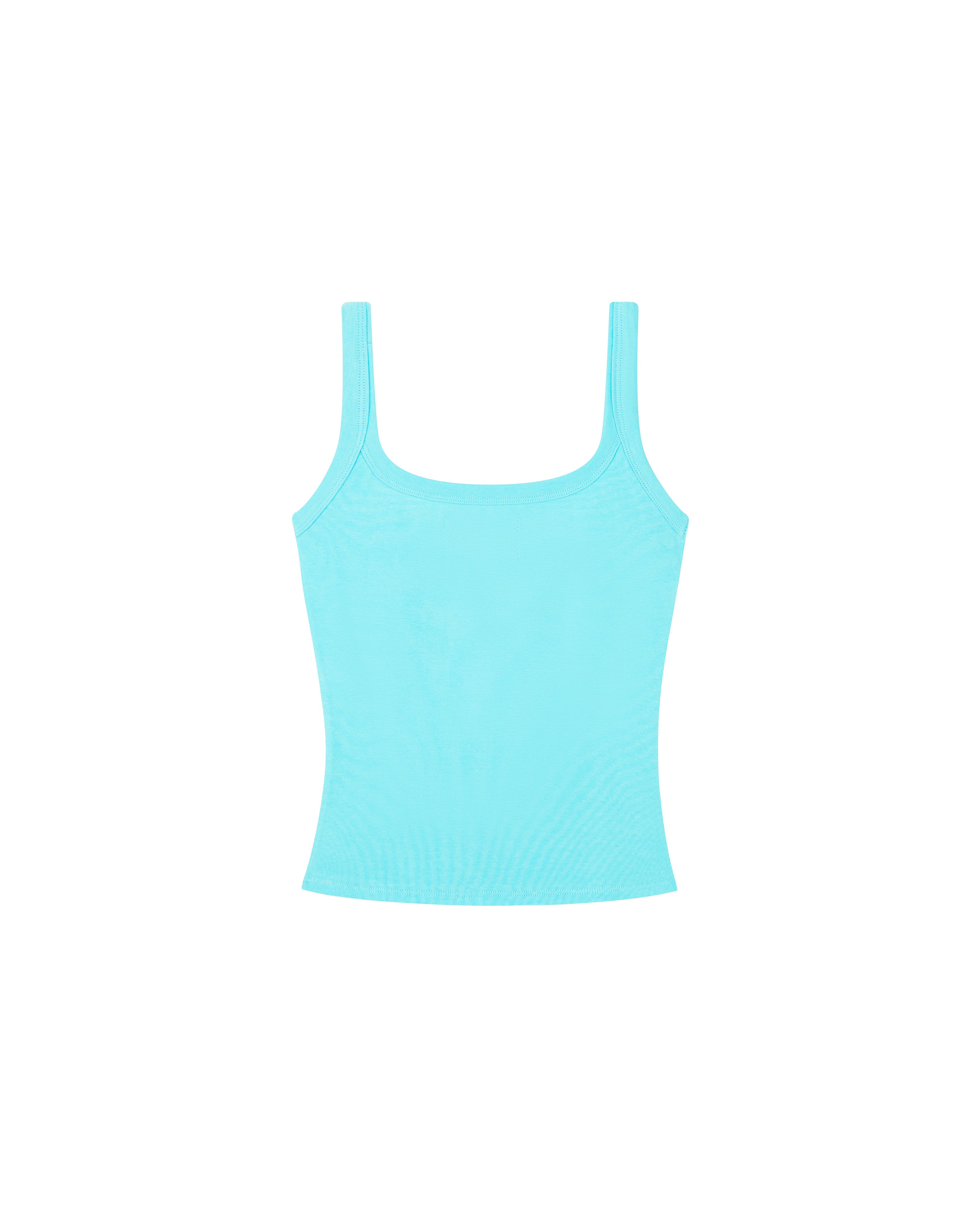 SO HOT AQUA BLUE TANK TOP