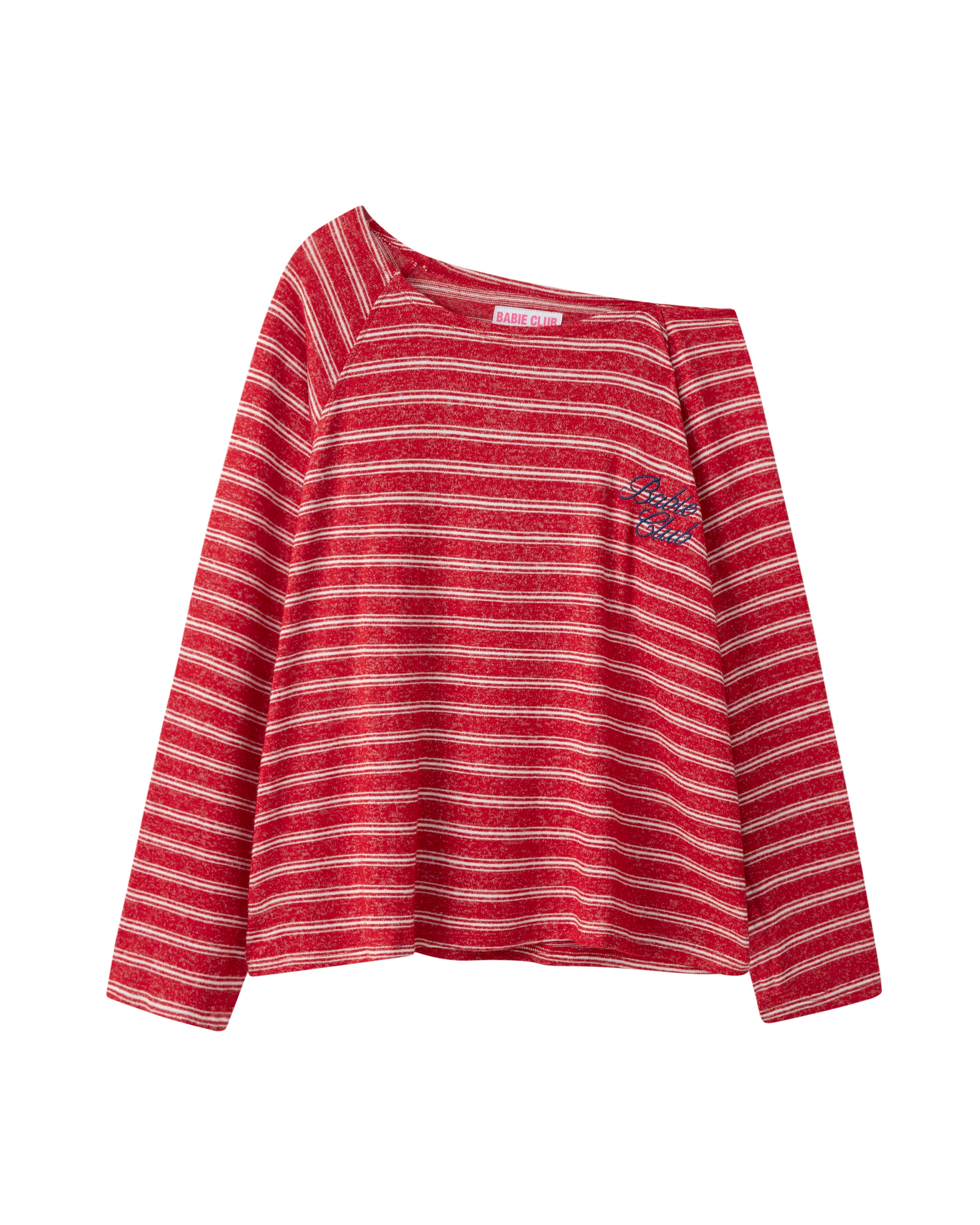 LOGO STRIPE LONG SLEEVE TEE