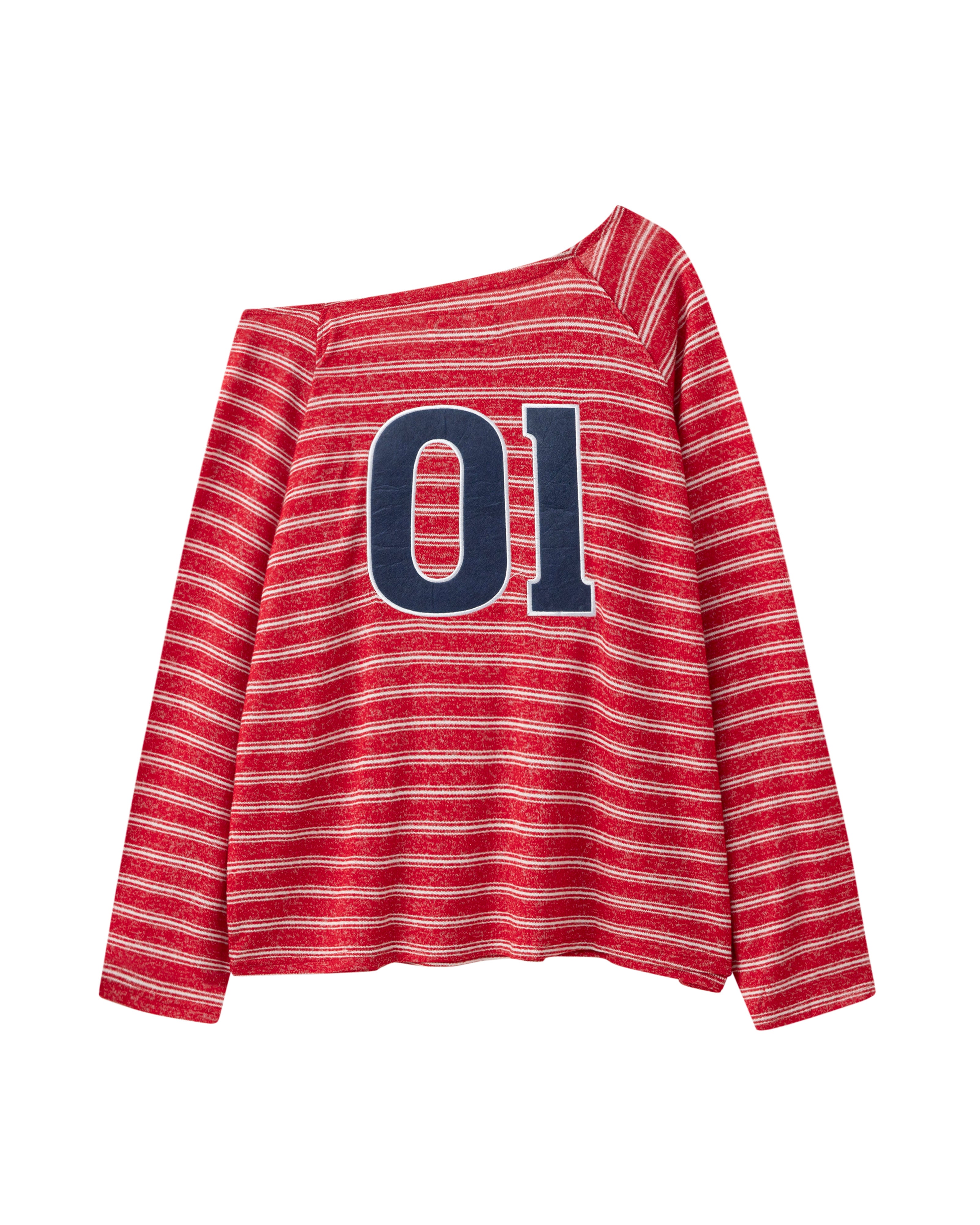 LOGO STRIPE LONG SLEEVE TEE