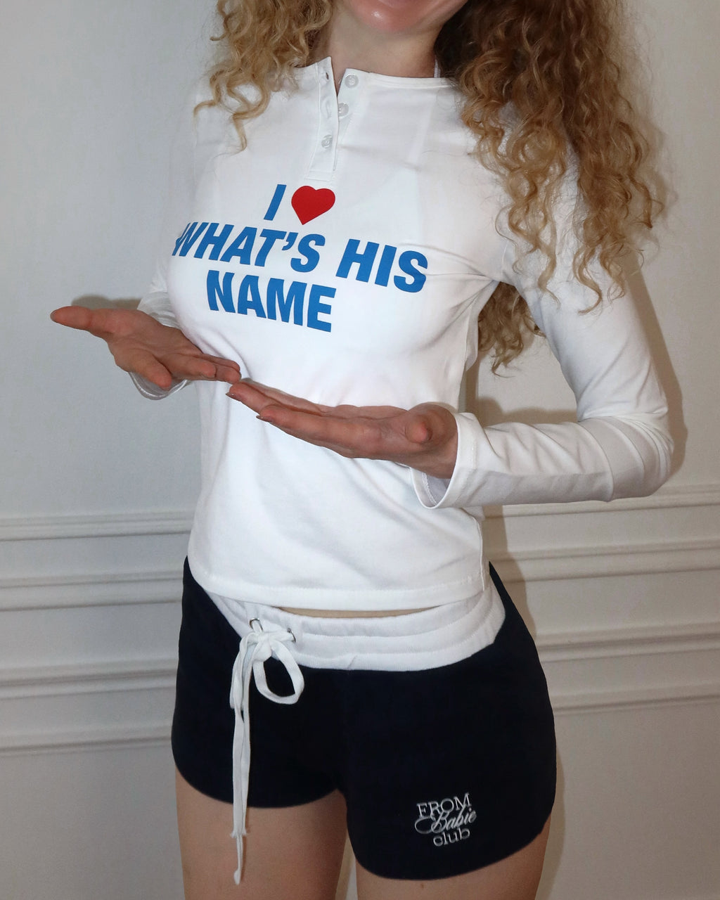 Lover Henley Neck Long Sleeve T-Shirt