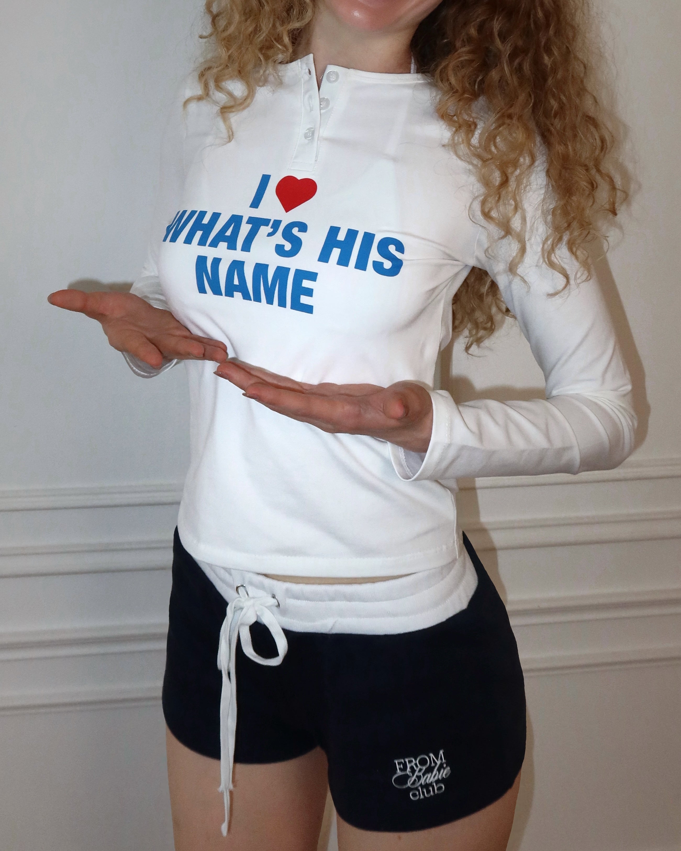 Lover Henley Neck Long Sleeve T-Shirt