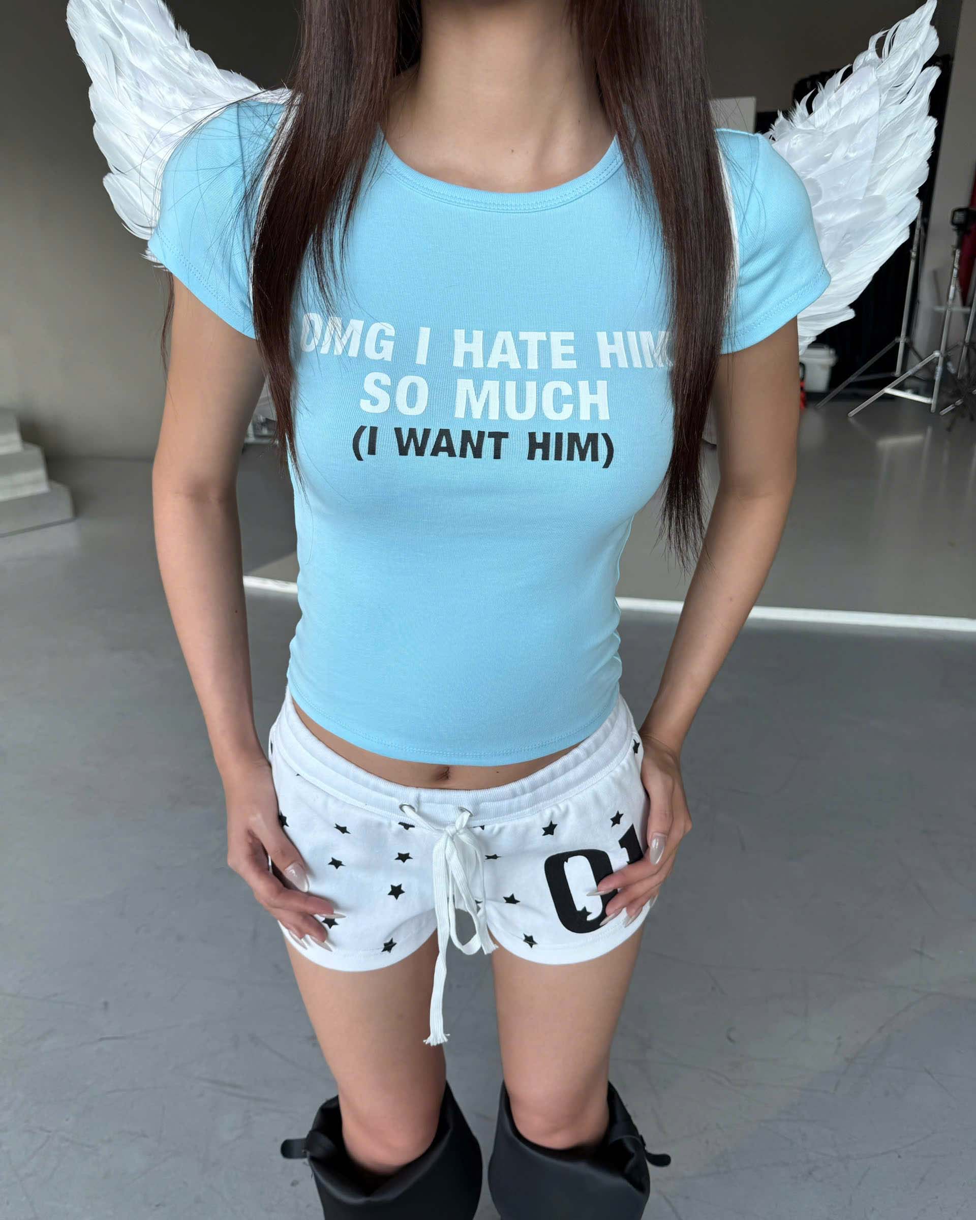 BABIE TEE "WANT HIM"