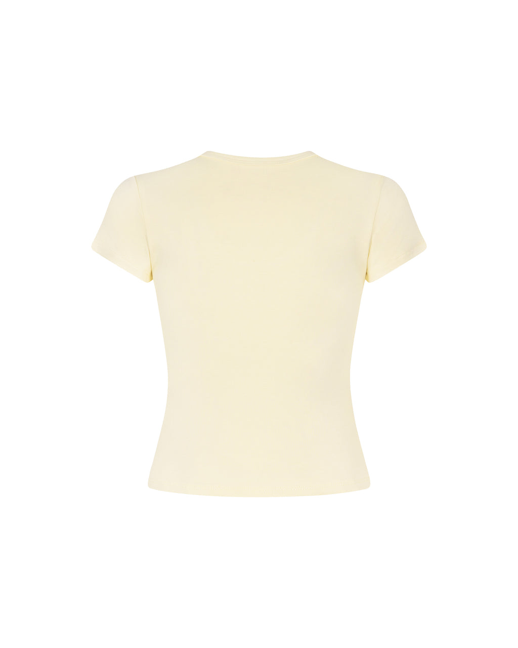 SERIOUSLY OVAL NECK BABIE TEE YELLOW