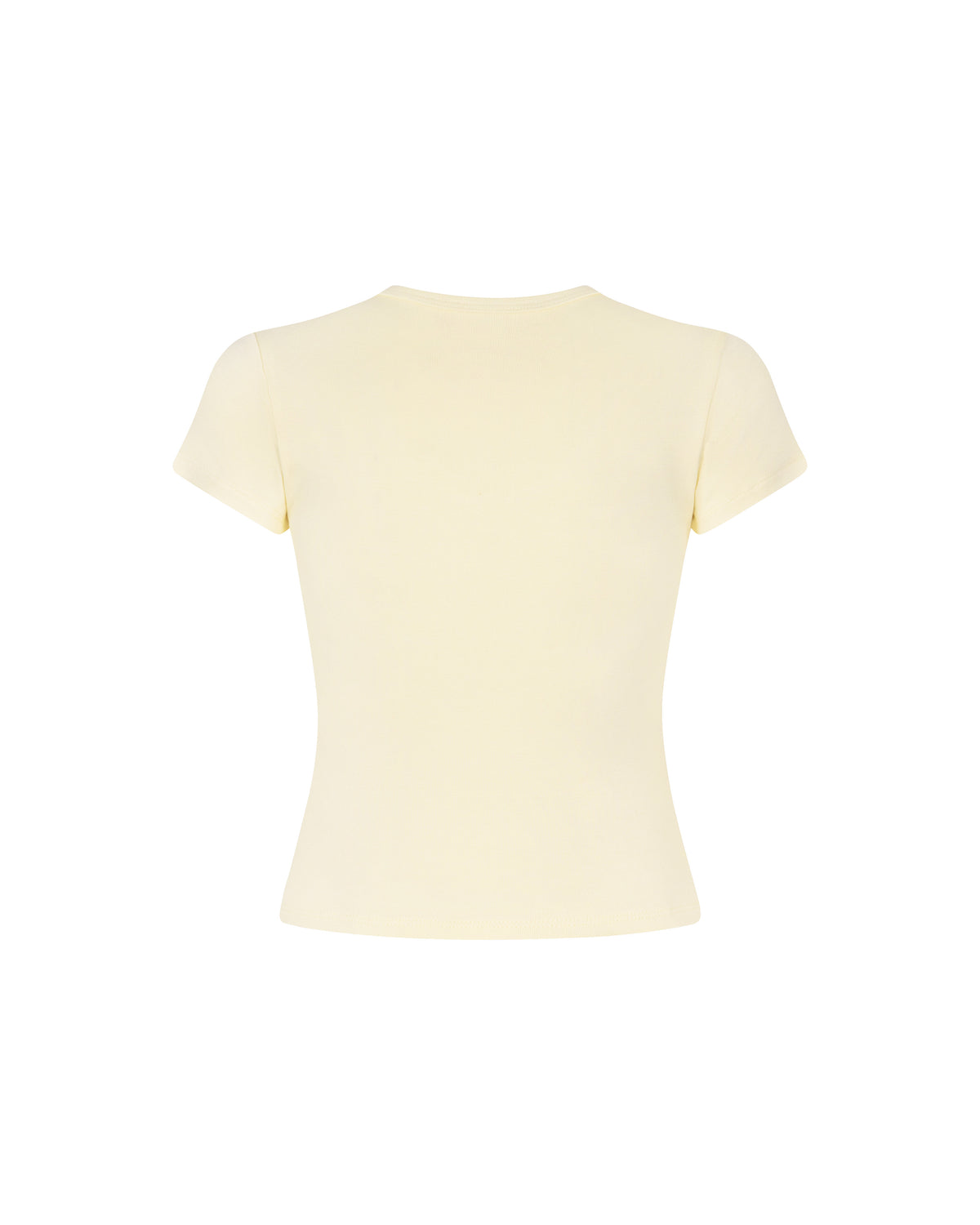SERIOUSLY OVAL NECK BABIE TEE YELLOW